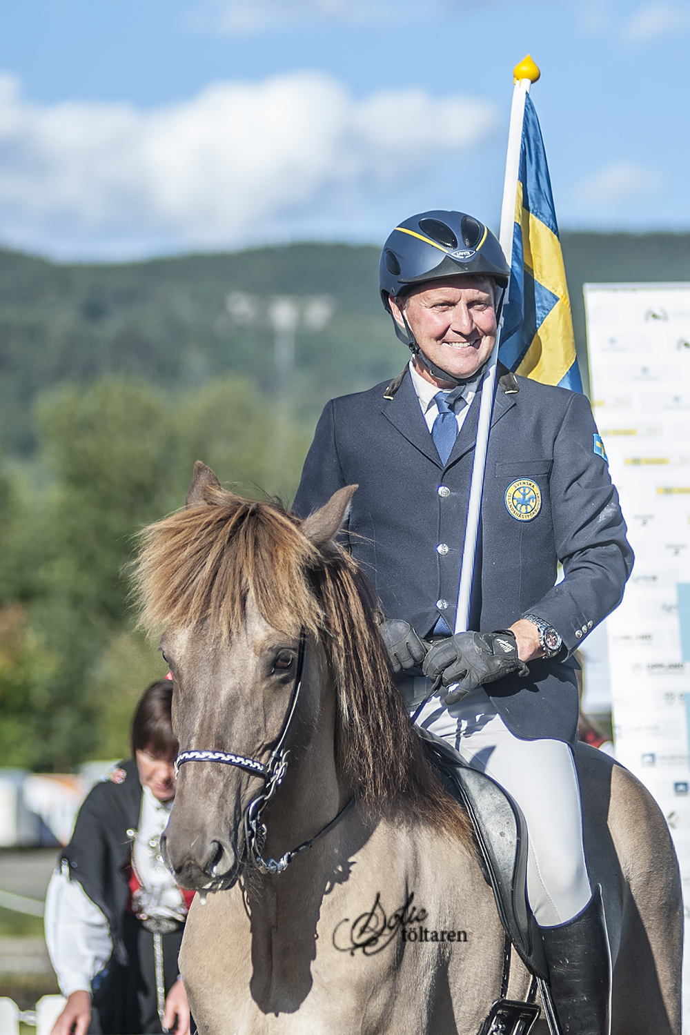 Magnús och Valsa! Vinnare av medaljen i femgångskombinationen Foto: Sofie Lahtinen Carlsson
