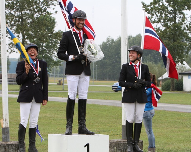 Glada medaljörer! Foto: Anette Alsterå/ishestnews.se