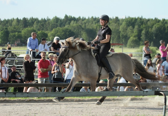 Svenska Mästarna Junior, Lisa och Flugar som även kom på 8:e plats bland alla. Foto: Karin Cederman/ishestnews.se